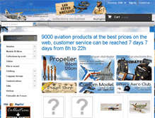Tablet Screenshot of aircrafts-collections.com